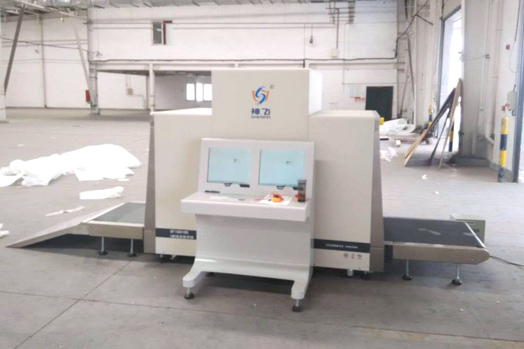 山東青島即墨安能物流-X光安檢機應用