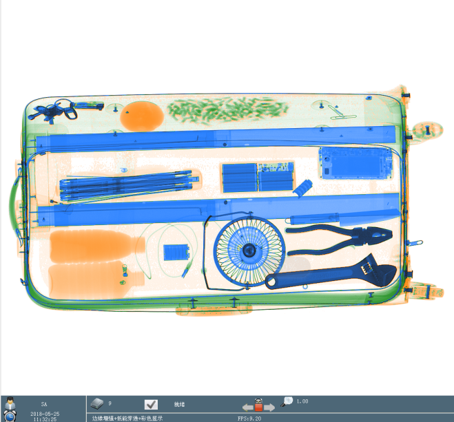 如何識(shí)別安檢機(jī)過包裹圖片